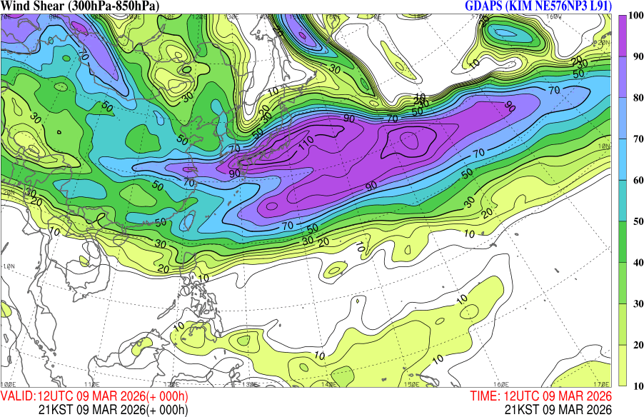 2026년 03월 09일 21시 바람시어 [대류안정화 감시]